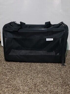 Sherpa Everyday Soft Pet Carrier Medium Black Airline Travel Cat Dog
